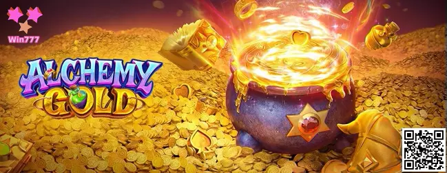 Alchemy Gold em destaque com tema de alquimia